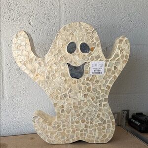 Charming Mosaic Ghost Sculpture